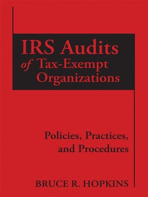 cover image of IRS Audits of Tax-Exempt Organizations